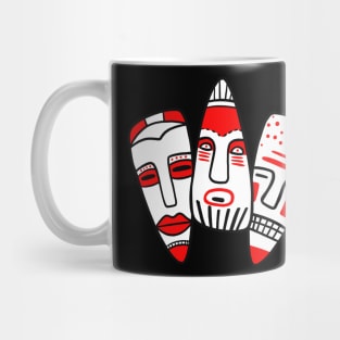 Traditional Ethnic Masks Mug